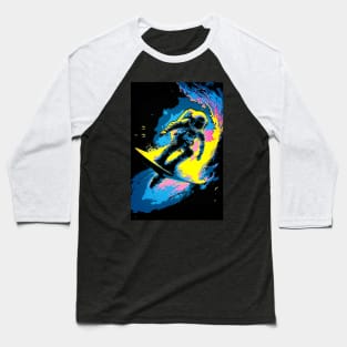 Riding The Nebula Baseball T-Shirt